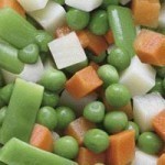 Cocinar verduras congeladas